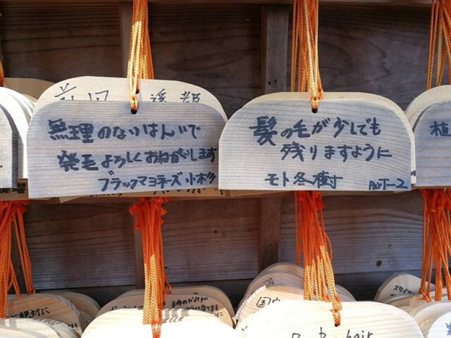 日本で唯一の「頭髪の神社」に玉串奉納 ～御髪神社のリーブ21玉垣が新調～
