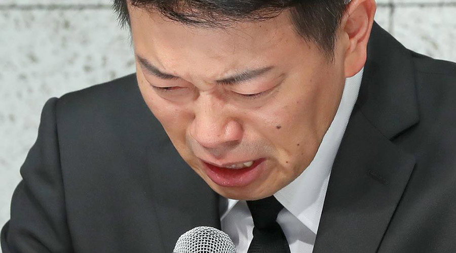 【ハゲ悲報】宮迫博之さん(51)、泣いてしまう